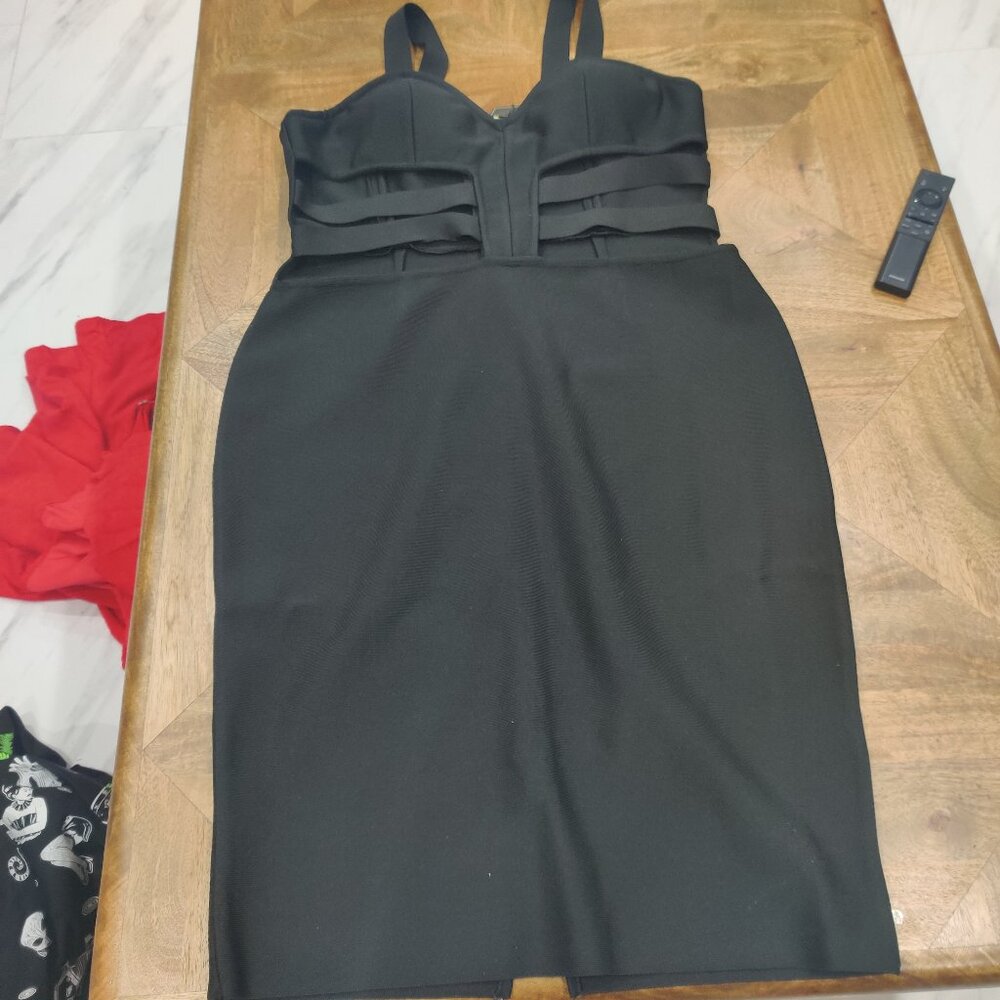 Unique Vintage Weasel Wear bone cutout  Dress size XXL New